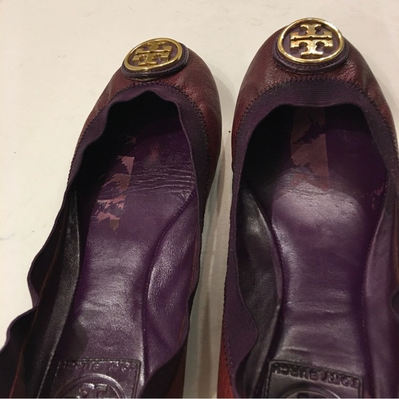 Tory Burch Caroline ballet flats Purple Size 7 - Picture 8 of 13